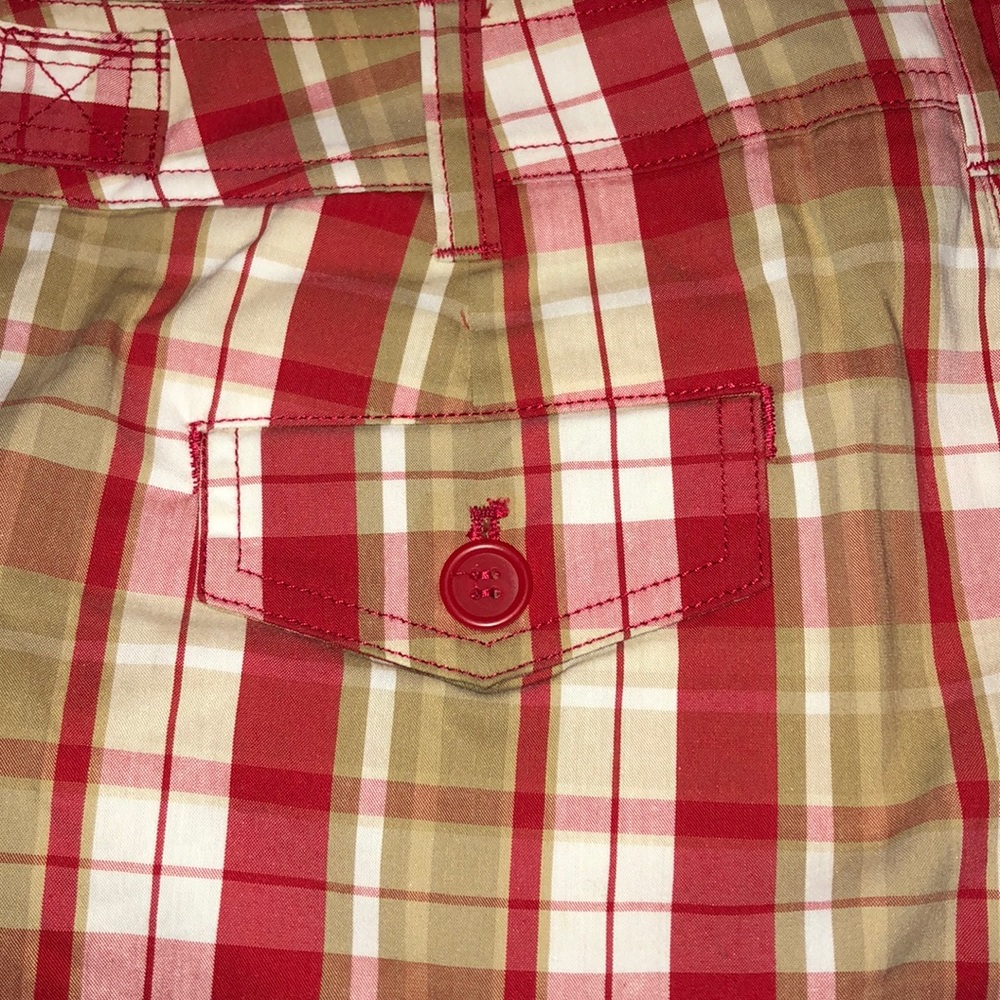 JONES NEW YORK Sport Petite Stretch Plaid Shorts - Picture 5 of 7